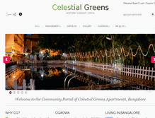 Tablet Screenshot of celestialgreens.org